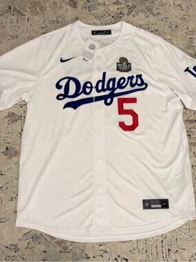 Nike Authentic LA Dodgers Freddie Freeman World Series 2024 Jersey